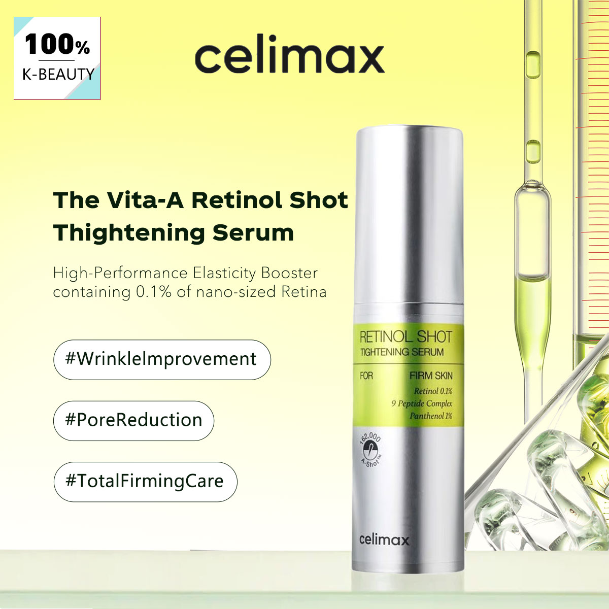 The Ordinary Serum Hyaluronic Acid - Celimax THE VITA-A RETINOL SHOT STRAFFENDES