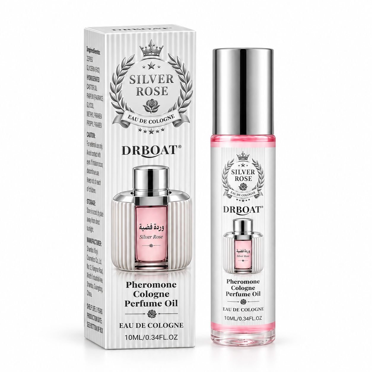 Silver Rose Roll-On Parfümöl,  – Perfume Fragrance Concentration Bewertung und Preis