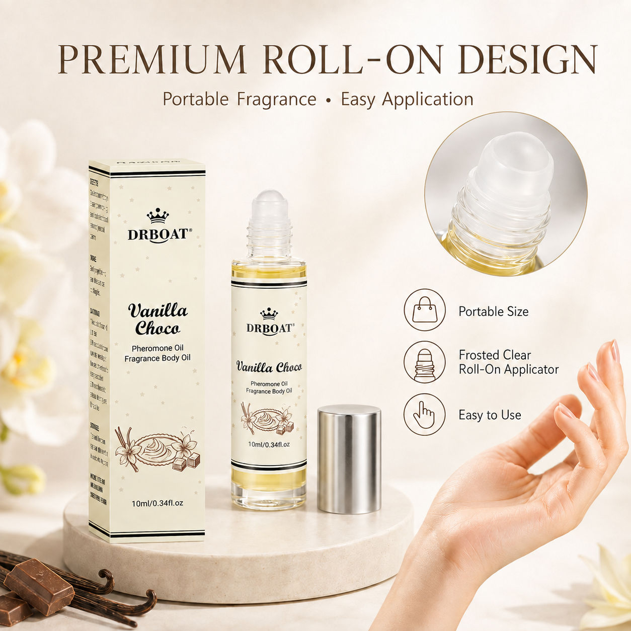 Vanille-Choco-Sandelholz Roll- – Perfume Fragrance Oil Bewertung und Preis