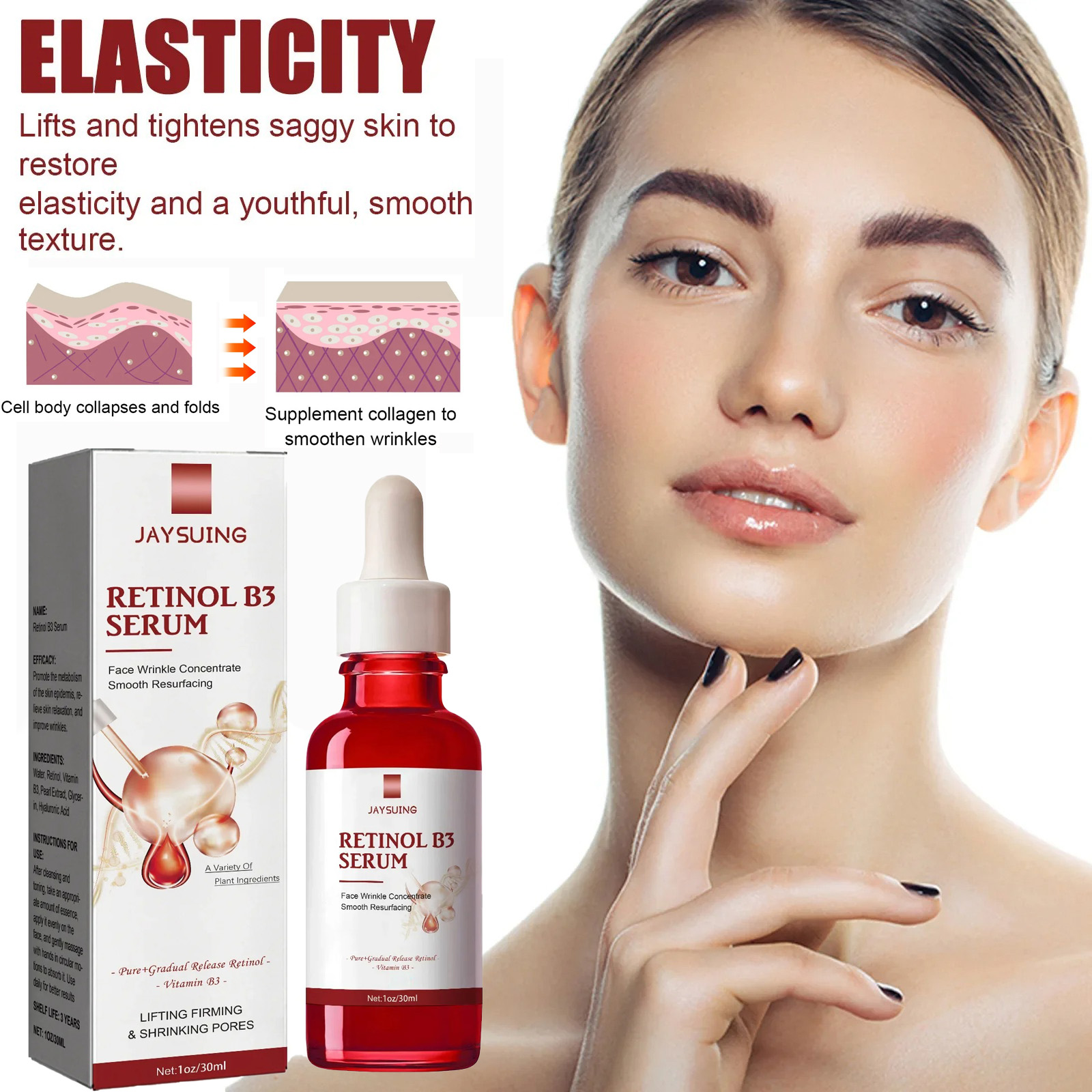 Entfernen Sie W-Falten-Essenz, – The Ordinary Serum Hyaluronic Acid Bewertung und Preis